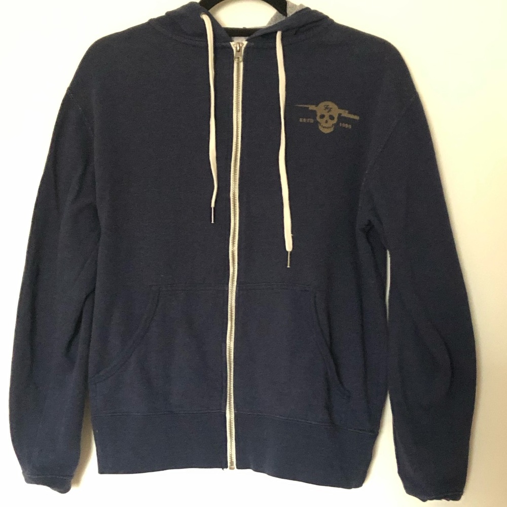 Foo Fighters dark grey zip-up medium hoody